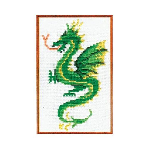 фото Набор для вышивания "ин" №02 д-07 "дракон" 11 х 14 см сделай своими руками