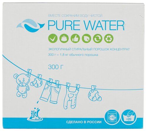 Стиральный порошок PURE WATER Экологичный концентрат Стиральный порошок PURE WATER Экологичный концентрат