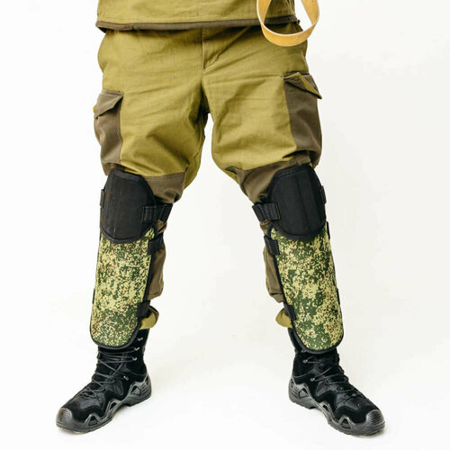 фото Противоосколочное изделие/военный комплект защита ног кин арм, рисунок пиксель, м (46-48)/ (44см*8см*14см)