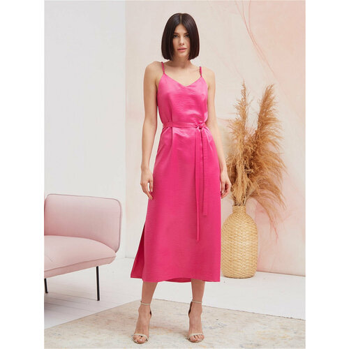 фото Платье yolka_dress, прилегающее, размер 42, розовый