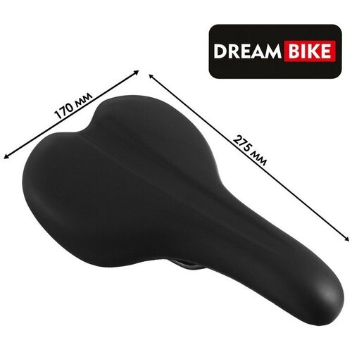 фото Dream bike седло dream bike, спорт-комфорт, цвет чёрный