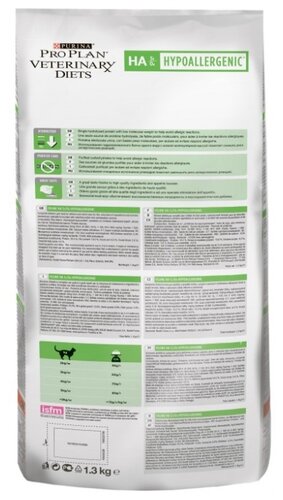 Корм для кошек Pro Plan Veterinary Diets Feline HA Hypoallergenic dry (1.3 кг) Корм для кошек Pro Plan Veterinary Diets Feline HA Hypoallergenic dry (1.3 кг)