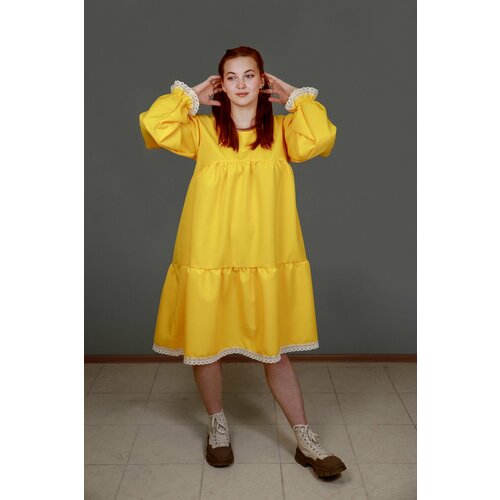 фото Платье размер 44, желтый таха