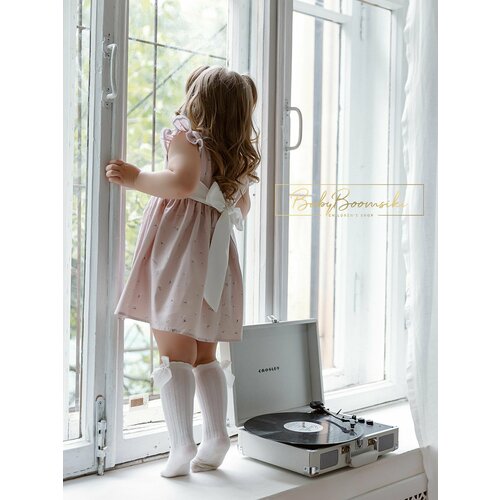 фото Платье babyboomsiki, размер 80, розовый