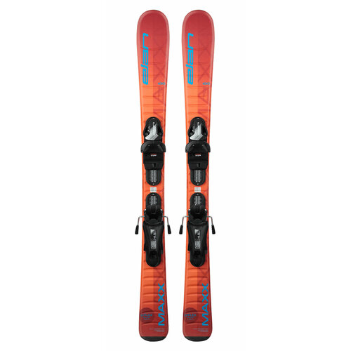 фото Горные лыжи с креплениями elan maxx orange jrs 100-120 + el 4.5 shift (см:120)