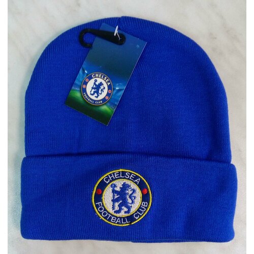 фото Для футбола челси шапка зимняя футбольного клуба chelsea ( англия ) синяя