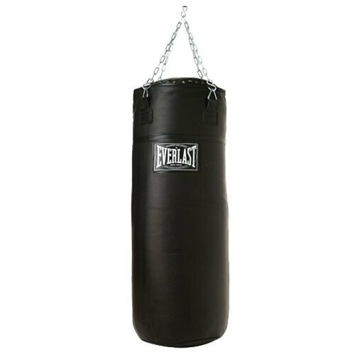 фото Мешок боксерский everlast super leather 150lb черный