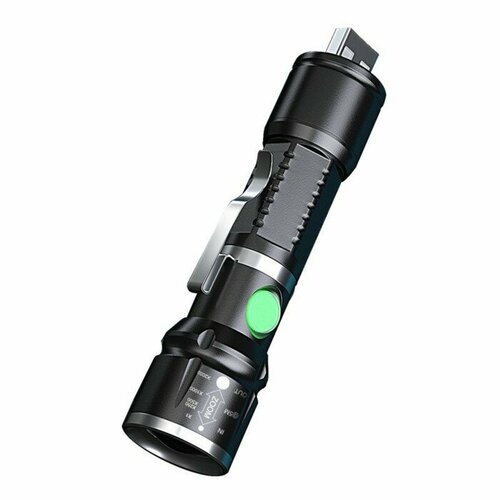 фото Фонарь ручной аккумуляторный, 800 мач, 10 вт, xpe, usb, ipx6, zoom, индикатор заряда mikimarket