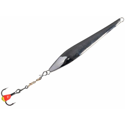 фото Блесна вертикальная зимняя lucky john double blade с цепочкой и тройником 50мм sg блистер