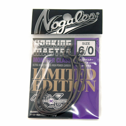 фото Крючки офсетные varivas nogales hooking master monster class limited edition #6/0 (4шт)