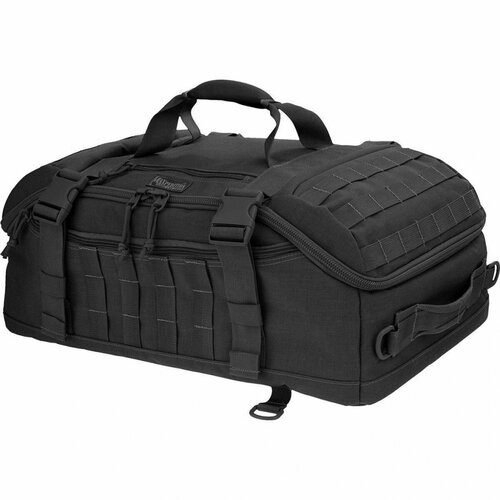 фото Тактическая мужская сумка для путешествий maxpedition fliegerduffel adventure bag (42 л) (черный)