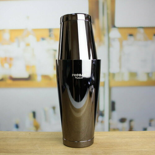 фото Шейкер бостон probar premium pure с утяжелителями черный