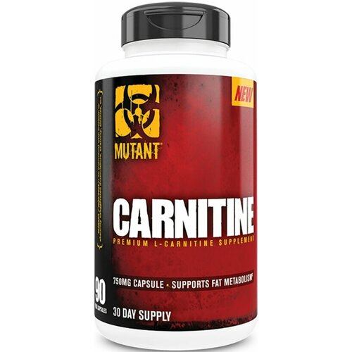 фото Л-карнитин (l-сarnitine), mutant, core series l-carnitine, 90 капсул,