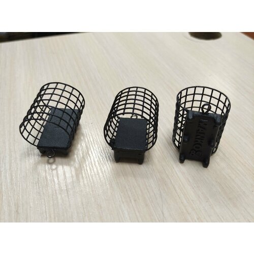 фото Кормушка фидерная с грунтозацепом 80 грамм 3шт manko