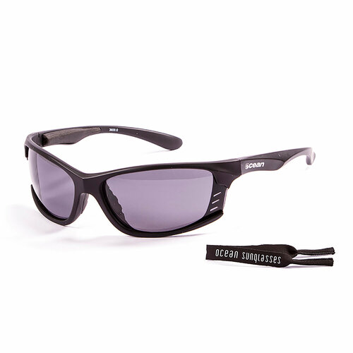 фото Солнцезащитные очки ocean ocean cyprus matt black / grey polarized lenses, черный