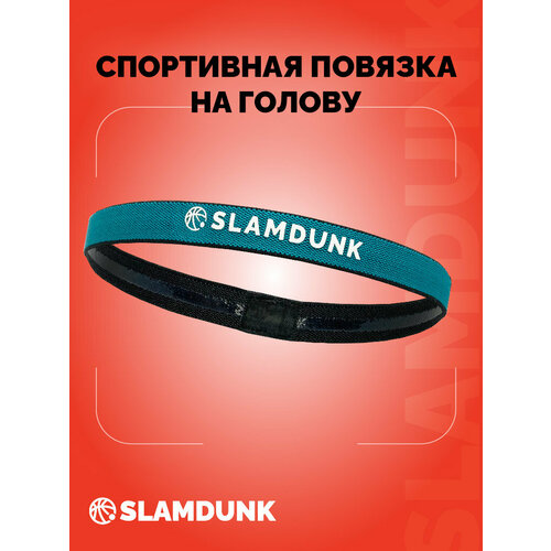 фото Повязка slamdunk, размер one size, бирюзовый