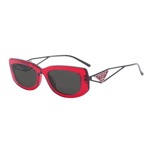 фото Солнцезащитные очки prada, бесцветный, красный