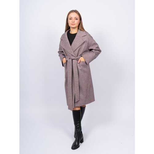 фото Пальто , размер 48, коричневый 365 clothes