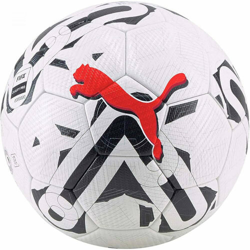 фото Мяч футбольный puma orbita 3 tb, 08377603, р.5, fifa quality, 32 пан, тпу, термосшивка, бело-черный