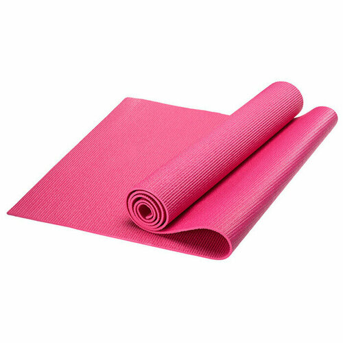 фото Коврик для йоги sportex (pvc 173x61x0,5 см) (розовый)