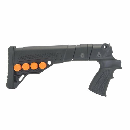 фото Складной приклад с патронташем на mossberg 500, -590, maverick 88 dlg9404 dlg tactical dlg9404