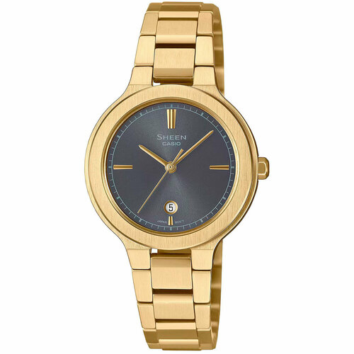 фото Наручные часы casio sheen часы casio she-4559g-8a, серый