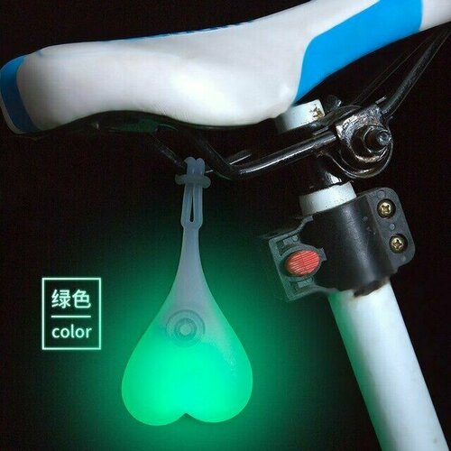 фото Велосипедный фонарь в форме сердечка, задний велофонарь led endurostore