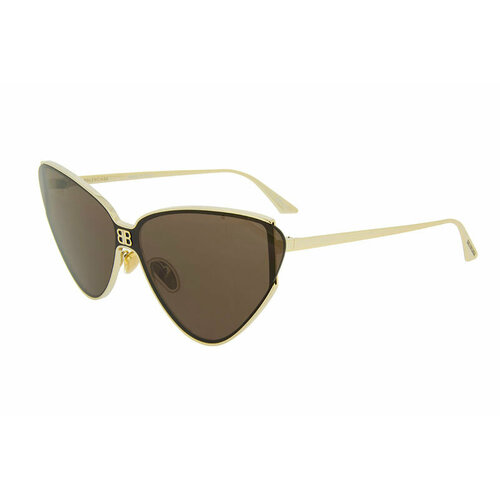 фото Солнцезащитные очки balenciaga, золотой, коричневый