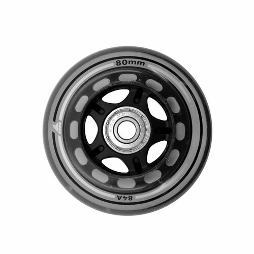 фото Набор колес для роликов (8 шт.) rollerblade wheel/bearing xt 80mm/84a + sg 7 - clear