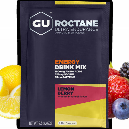 фото Изотоник gu energy gu roctane energy drink mix 65 г, лимонная ягода