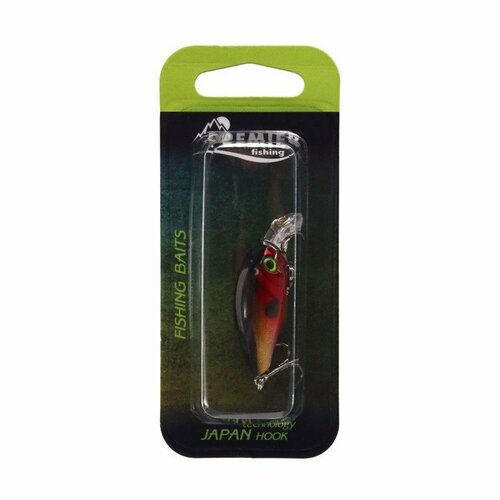 фото Воблер premier dipsi, 4.5 см, 4 г, крэнк, плавающий (0.1-0.3 м), цвет 002/1 (pr-d45-002/1) (комплект из 4 шт) premier fishing