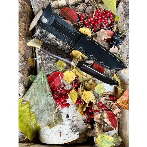 фото Нож финка нквд 95х18 кованая, нож туристический, нож охотничий мир шампуров