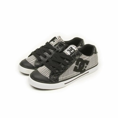 фото Кеды dc shoes, размер 9.5, серый, черный