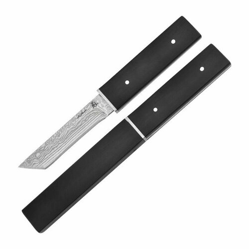 фото Туристический нож в японском стиле танто, длина лезвия 10 см knife hub