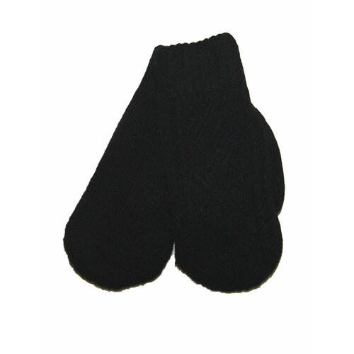 фото Варежки kim lin, размер универсальный, черный