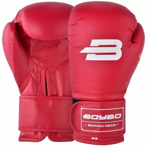 фото Перчатки боксерские boybo basic bbg100 красные (8oz)