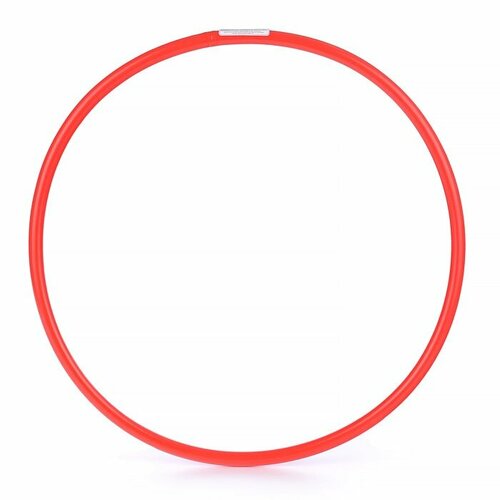 фото Обруч стром d-50 см облегченный, красный, пластик (у691)