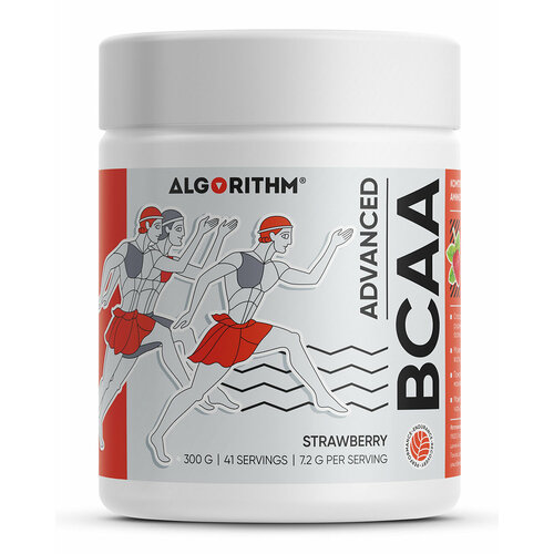 фото Algorithm bcaa 300 g (клубника)