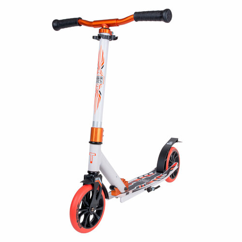 фото Самокат подростковый tt jogger 180 1/4 (колеса 180 мм рама alu) white/red tech team