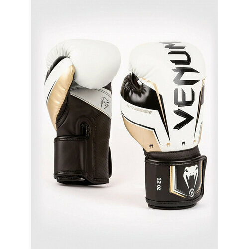 фото Перчатки elite evo бел/золот. venum - venum - белый - 10 oz