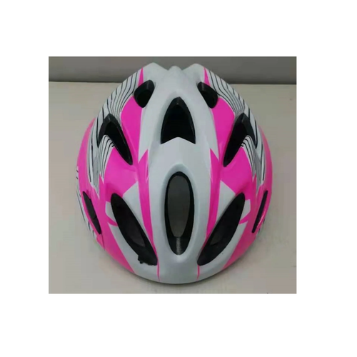 фото Шлем защитный спортивный fsd-hl057 out-mold размер m (52-56 см) розово-белый/600320 stels