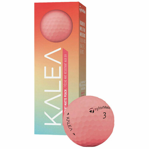 фото Мяч для гольфа taylormade kalea, n7641901, персиковый неон, 3шт в упак.