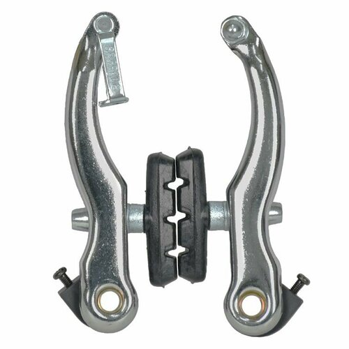 фото Тормоз передний nandun vb-n968sk-f, v-brake, 110 мм, сталь, серебристый, vb-n968sk-f slv