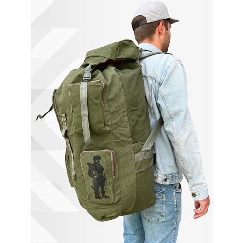 фото Рюкзак тактический армейский туристический 90 л, камуфляж, рюкзак мужской походный, спортивный, баул, для охоты, рыбалки, туризма easypro