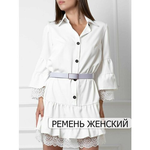 фото Ремень , размер 105, фиолетовый нет бренда