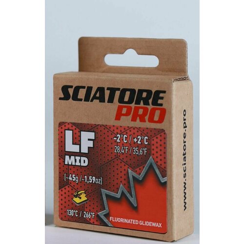 фото Парафин sciatore lf mid (+2/-2) 45г sciatore pro