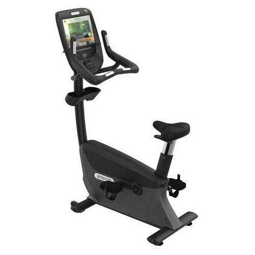 фото Precor велотренажер вертикальный precor ubk885 media, консоль p82, black pearl/pewter