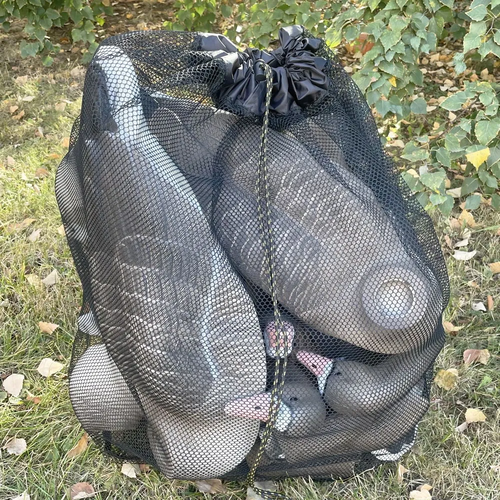 фото Сумка для переноски чучел (сетка рюкзак с лямками, шнурок с фиксатором) не указан