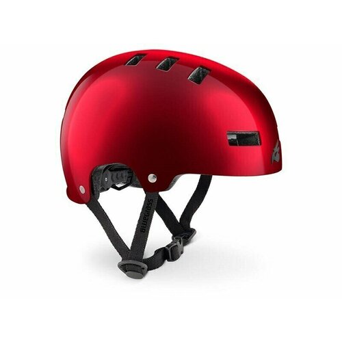 фото Шлем-котелок велосипедный bluegrass superbold, размер - s (51-55 см), красный, металлик