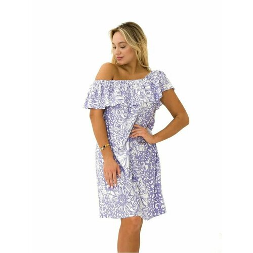 фото Платье lagunaria, размер 50/52, фиолетовый, белый